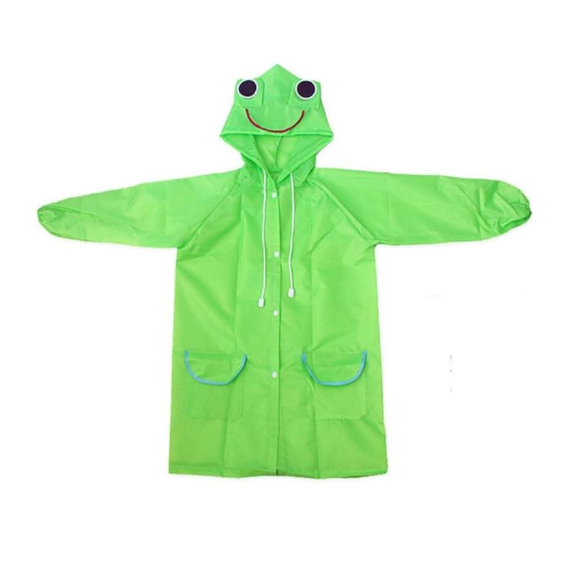 GENERICO - Capa Impermeable De Lluvia Para Niños Verde