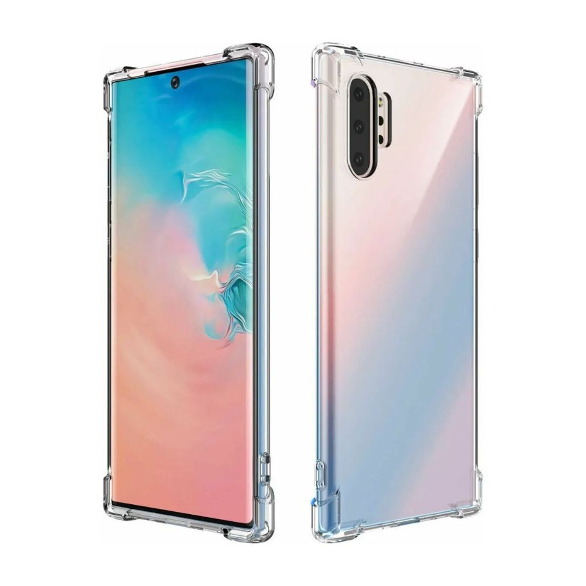 GENERICO - Carcasa Samsung Note 10 Plus Antigolpe Transparente Slim