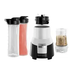 BLACK+DECKER - Licuadora Personal 275W 600ml Blanco Pb22340