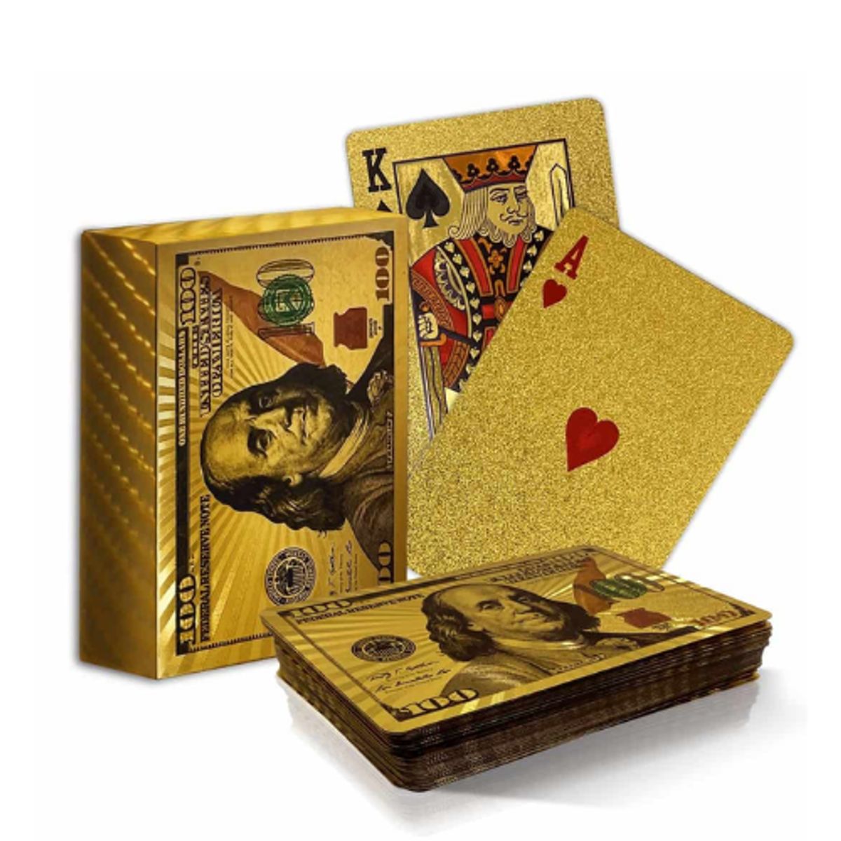 GENERICO - Juego de Mesa Naipe Dorado x 1