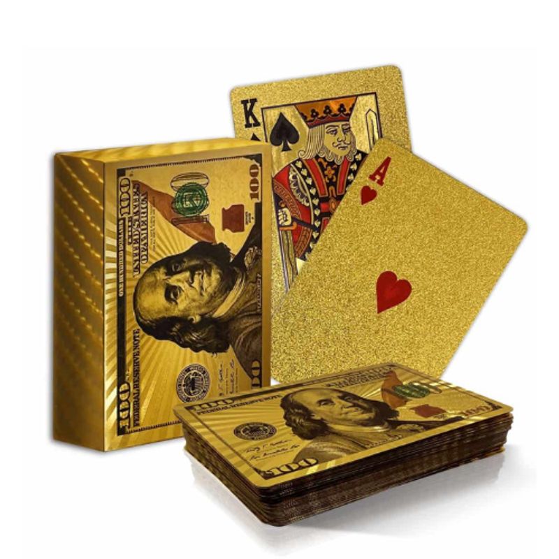 GENERICO - Juego de Mesa Naipe Dorado x 1