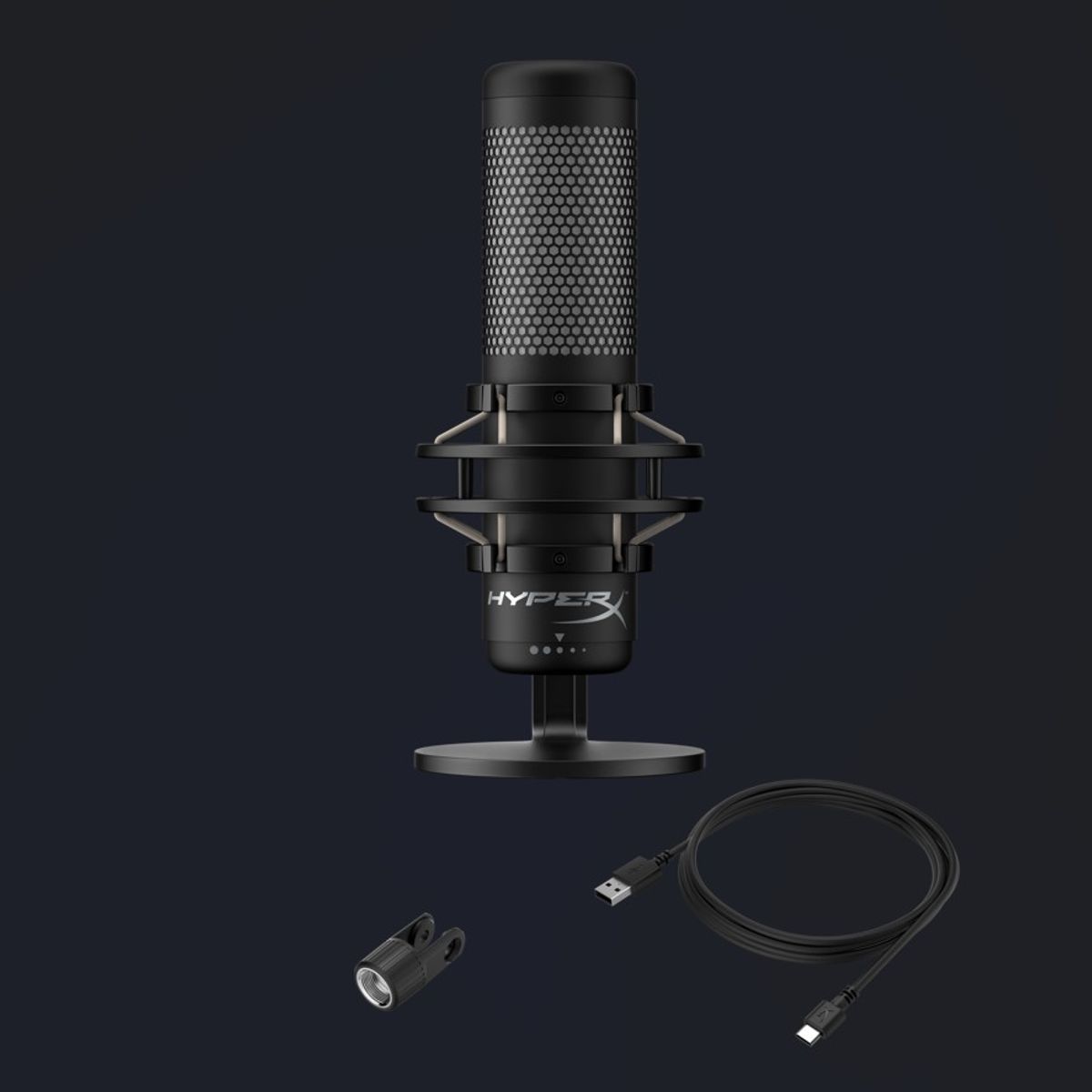 HYPERX - QUADCAST MICROPHONE S BLACK-GRAY