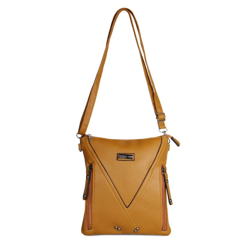 ANABELLA SACHI - Cartera bandolera Pascal camel Anabella Sachi