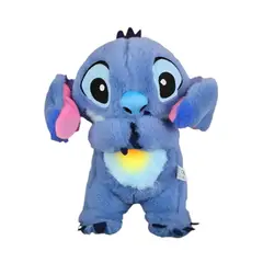 VICALLY FASHION - Peluche Stich Que Respira Música Y Luces Para Dormir