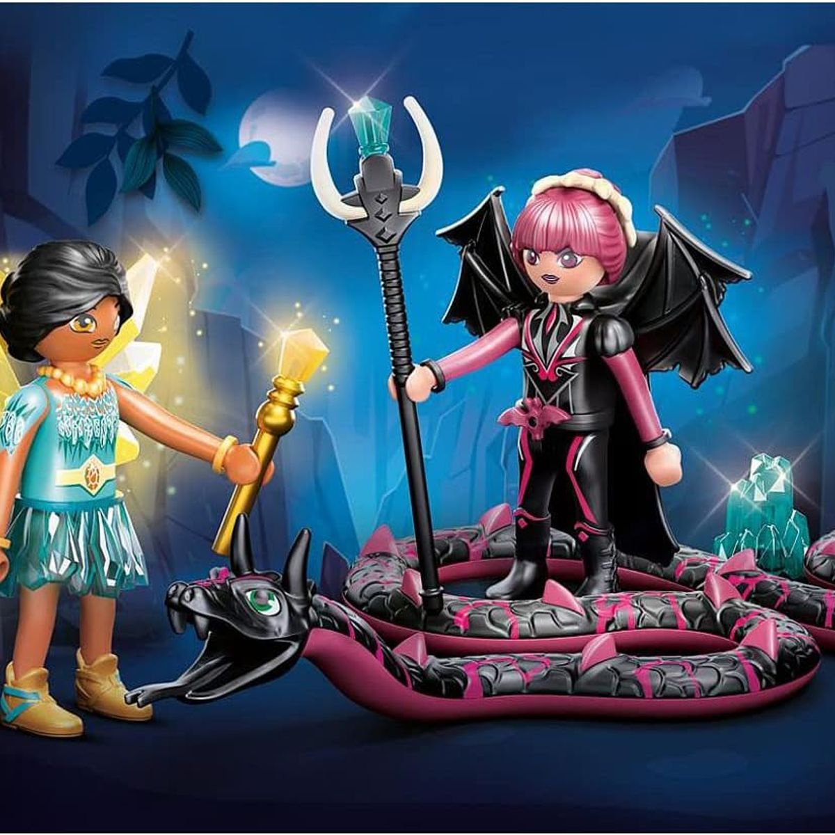 PLAYMOBIL - PLAYMOBIL Crystal Fairy And Bat Fairy Soul Animals PM70803