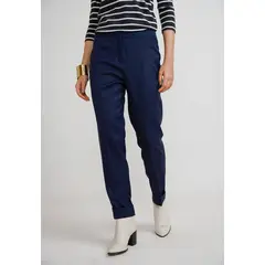 CANADIENNE - Pantalón Mujer Lana Azul