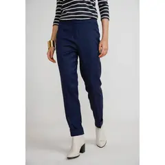 CANADIENNE - Pantalón Mujer Lana Azul