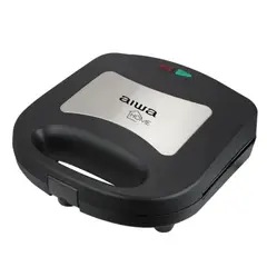 AIWA - Sandwichera Electrica 700W 2 Panes Negro AW-SD5000