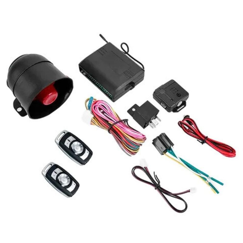 GENERICO - Kit Alarma De Auto Sistema Robos Seguridad 2 Mandos
