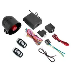 GENERICO - Kit Alarma De Auto Sistema Robos Seguridad 2 Mandos