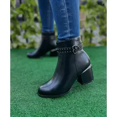 SNOOPY - Botin para Dama Taco Medio M476