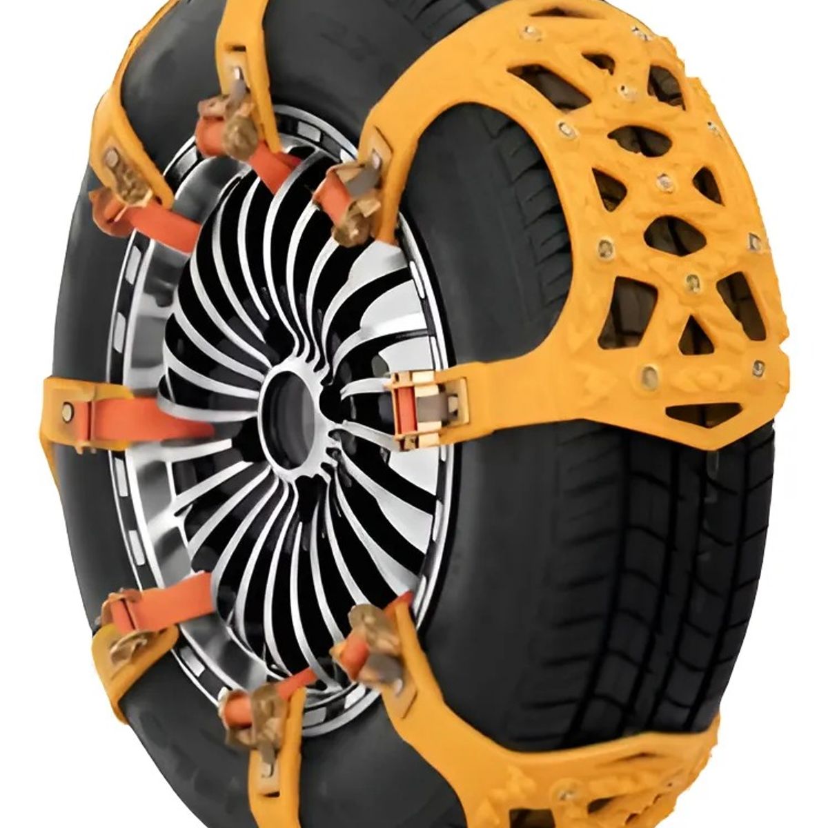 GENERICO - Set Cadenas Para Nieve Auto Medidas Ajustables