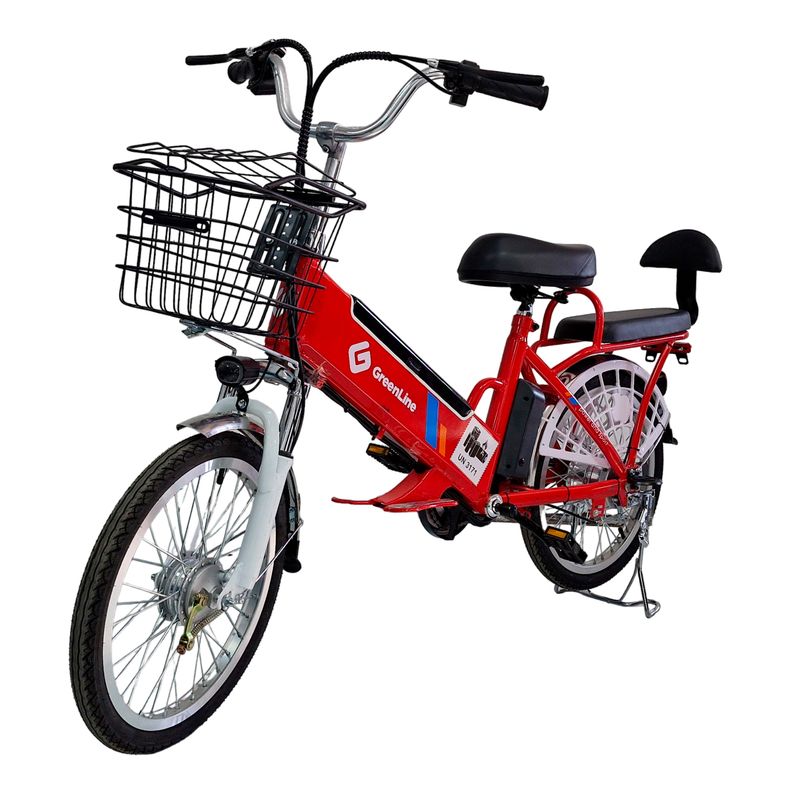 LEKO - Bicicleta Eléctrica LEKO Modelo EB2 Color ROJO
