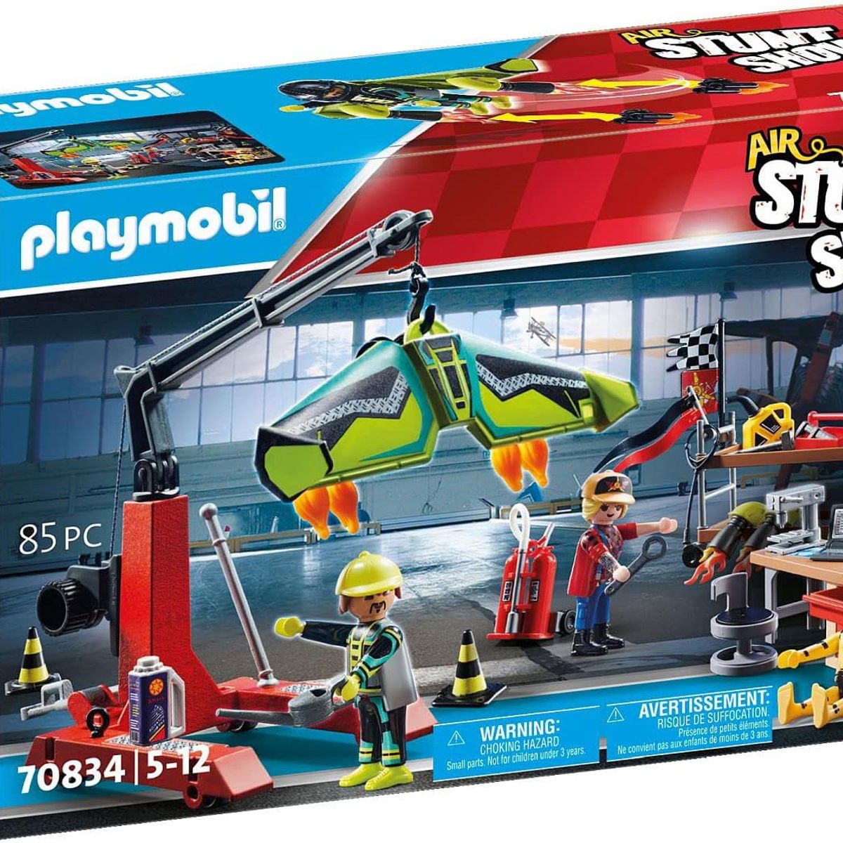 PLAYMOBIL - PLAYMOBIL AIR STUNT SHOW SERVICE STATION PM70834