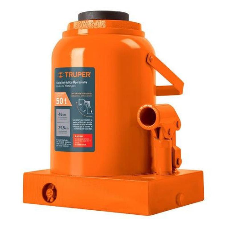 TRUPER - Gata Hidraulica 50 Tn Tipo Botella Truper Gat-50 - Multicolor