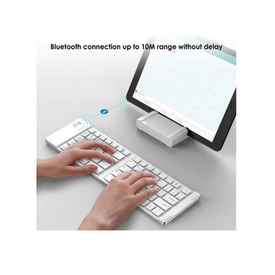 Imagen 2 del producto Mini Teclado Inalámbrico Plegable Portátil Bluetooth