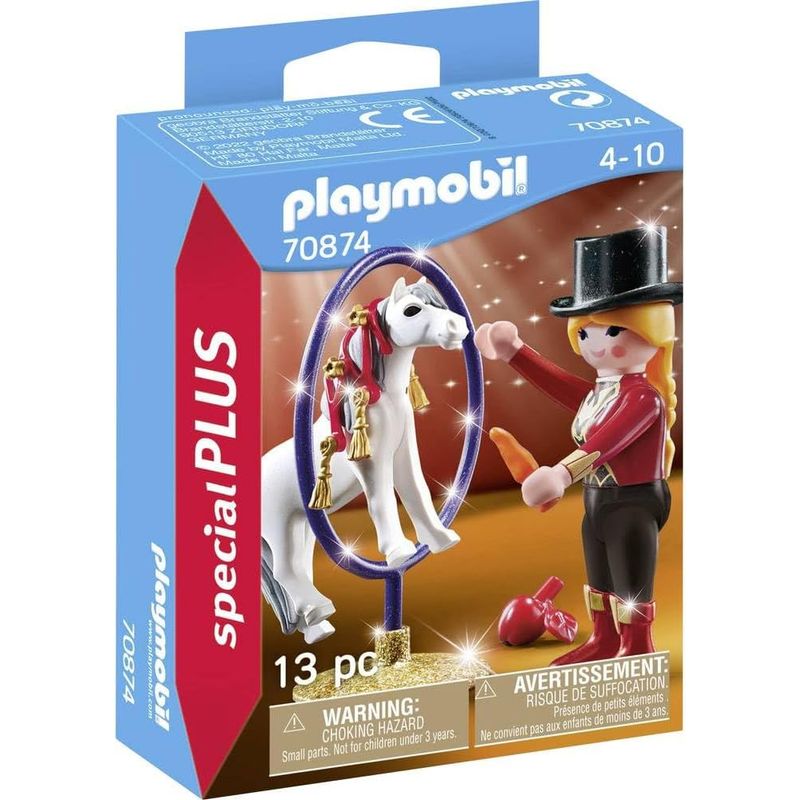 PLAYMOBIL - PLAYMOBIL ENTRENADOR DE CABALLOS PM70874