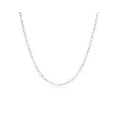 GENERICO - Cadena grumet plateada Diametro 6 mm Largo 60 cm