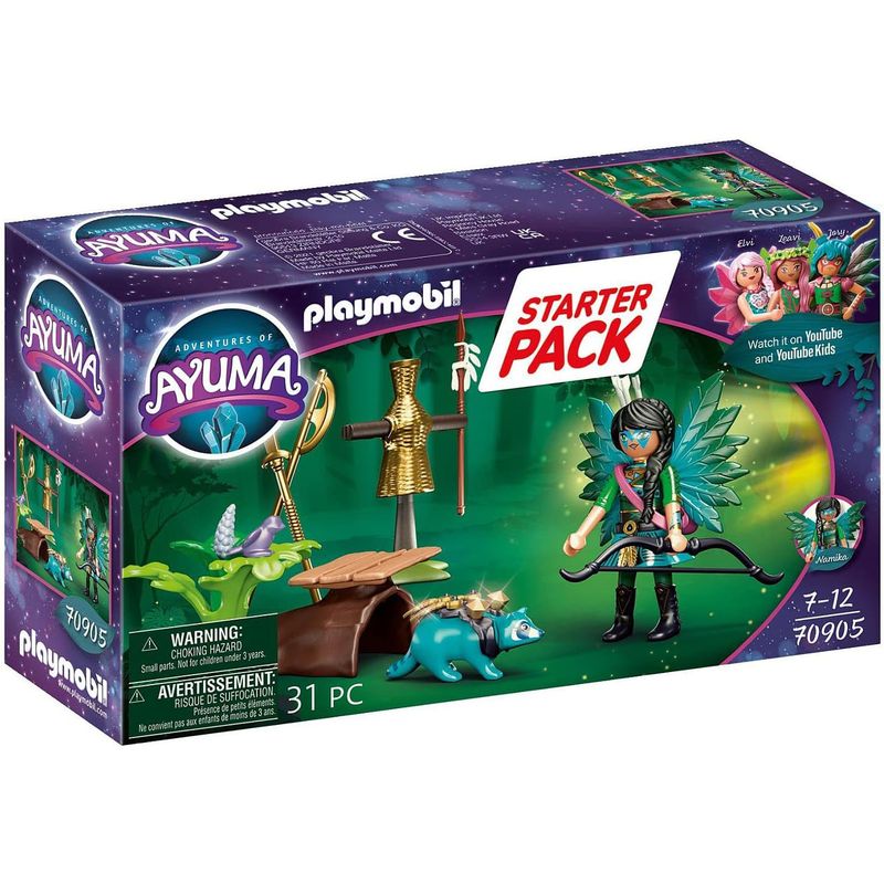 PLAYMOBIL - PLAYMOBIL STARTER PACK KNIGHT FAIRY WITH RACCOON PM70905