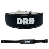 Cinturon Levantamiento Pesa Cuero Gym Gimnasio Ajustable