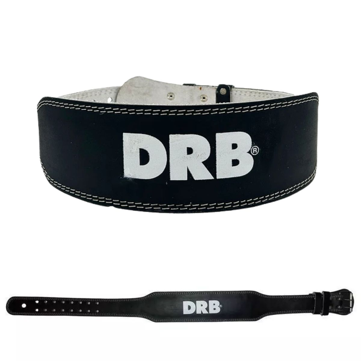 DRB - Cinturon Levantamiento Pesa Drb Cuero Gym Gimnasio Ajustable