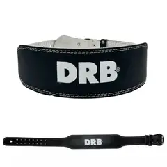 DRB - Cinturon Levantamiento Pesa Cuero Gym Gimnasio Ajustable