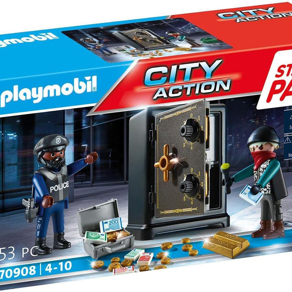 PLAYMOBIL - PLAYMOBIL STAR STARTER PACK BANK ROBBERY PM70908