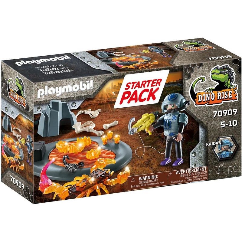 PLAYMOBIL - PLAYMOBIL STARTER PACK DINO RISE FIRE SCORPION PM70909