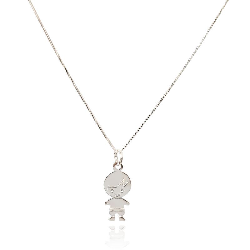 ANDREA COGGIOLA JOYAS - Collar Niño Plata Fina 925