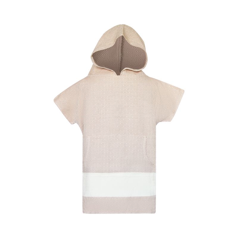 TURKUAZ - Poncho toalla niño Mármara camel M