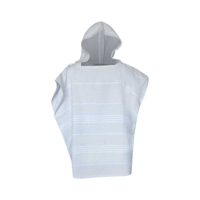 TURKUAZ - Poncho toalla niño Antalya gris M