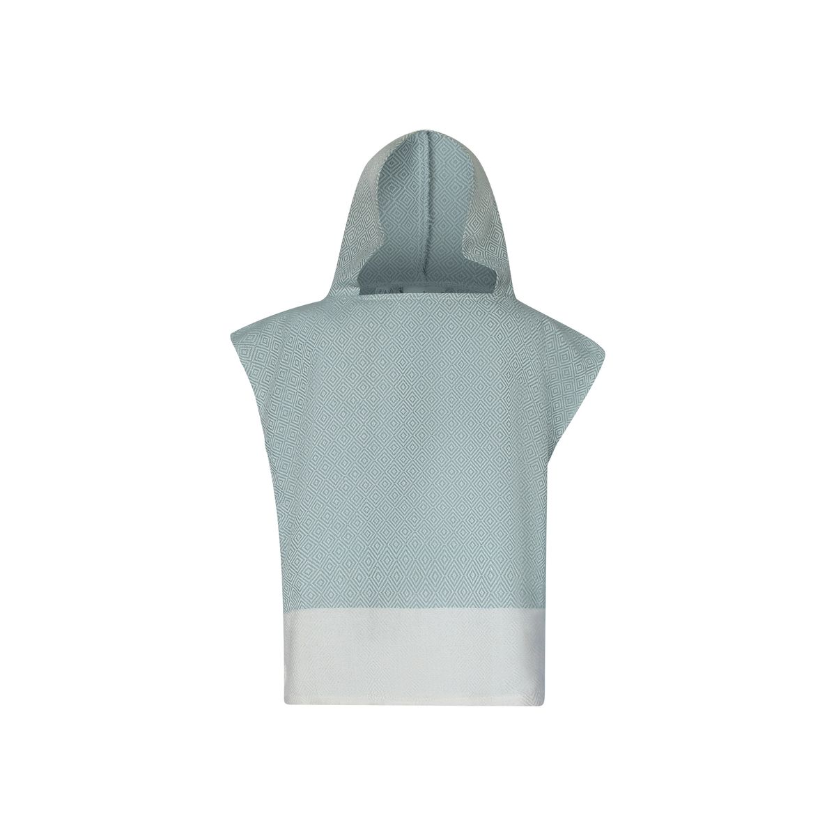 TURKUAZ - Poncho toalla algodón turco niño Mármara azul egeo S