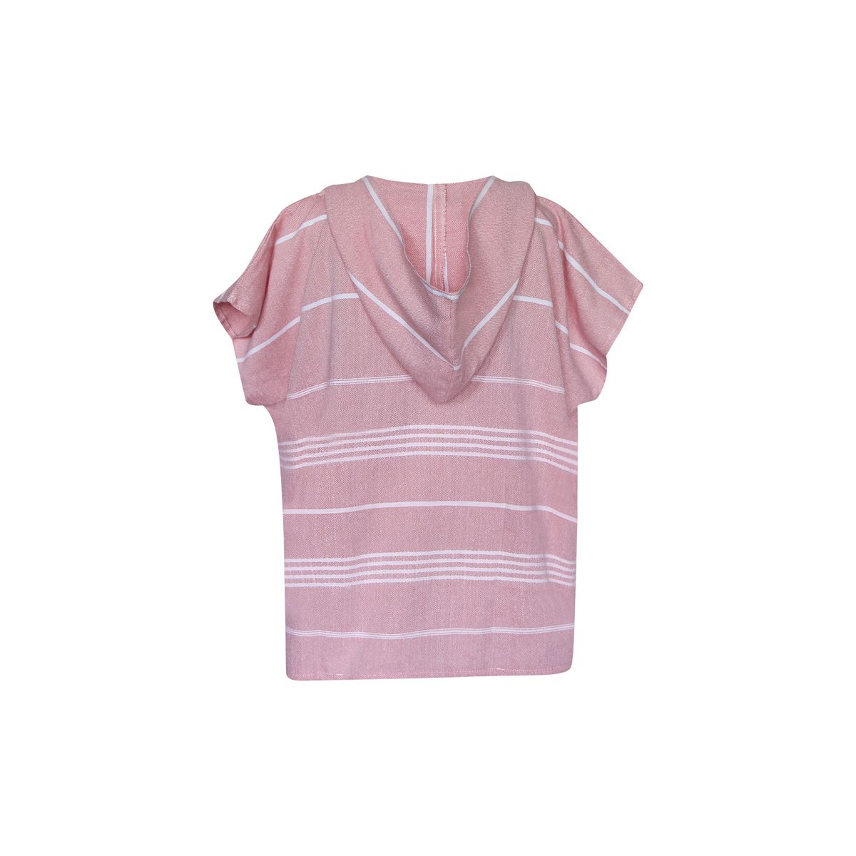 TURKUAZ - Poncho toalla algodón turco niño Antalya coral M