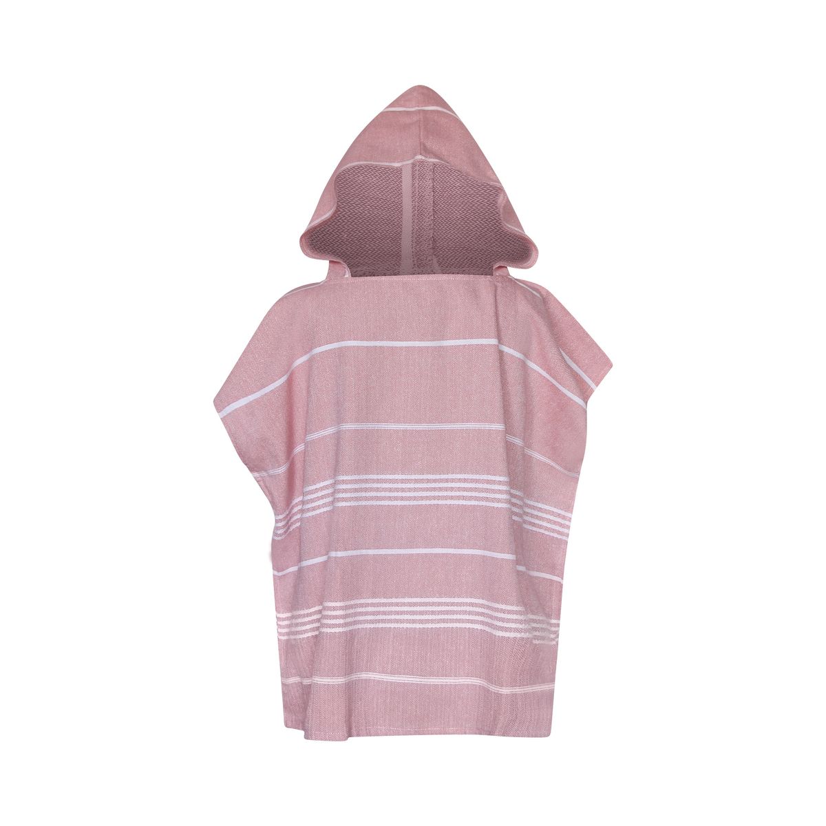 TURKUAZ - Poncho toalla algodón turco niño Antalya coral S