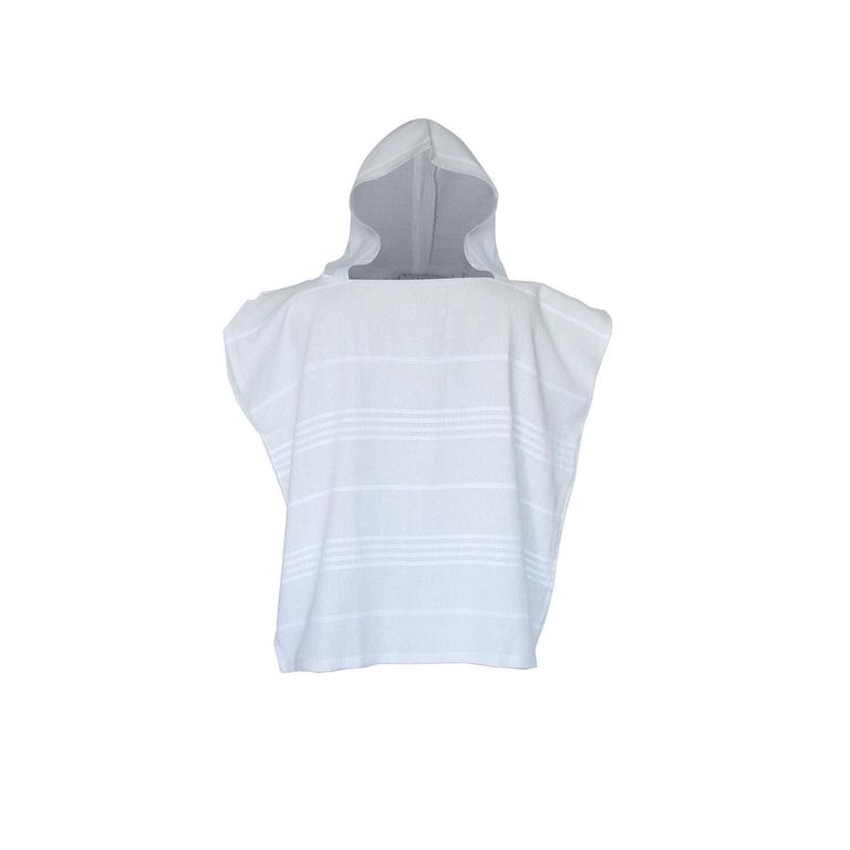 Poncho toalla algodon turco nino Antalya gris S