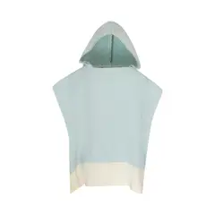 TURKUAZ - Poncho toalla niño Mármara azul egeo M