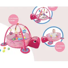 GENERICO - Gimnasio Bebe Con Piscina + 30 Pelotas 3 En 1