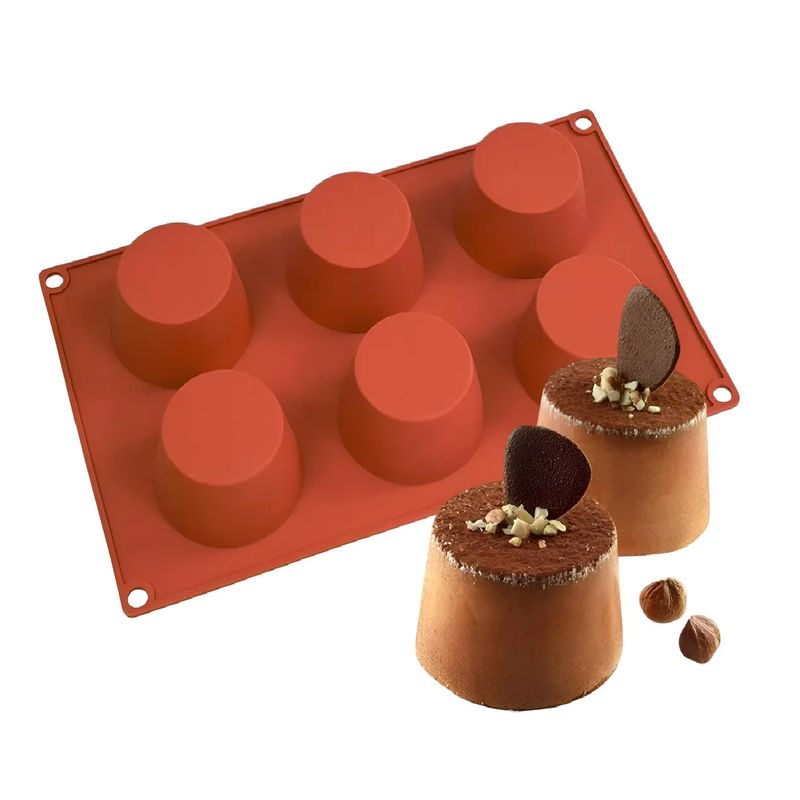 GENERICO - Molde Queque Molde Muffins Moldes Reposteria Molde Silicona