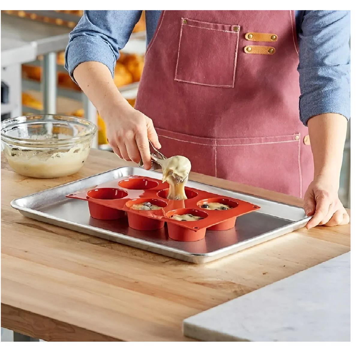 PASTELERIUS - Molde Queque Molde Muffins Moldes Repostería Molde Silicona Moldes De silicona repostería Muffins