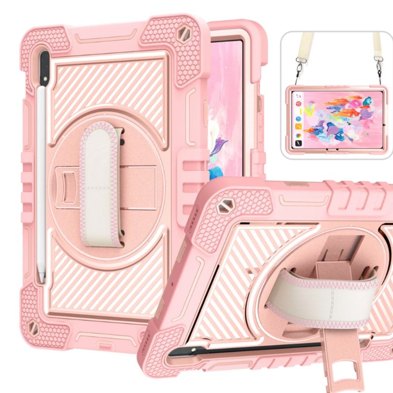 JOIGO - Funda Carcasa Antigolpes Armadura 360 Para Tab S10 Fe 10.9 Rosado