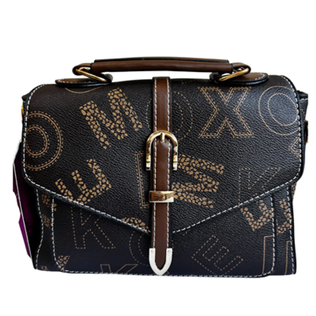 GENERICO - Cartera casual mujer café