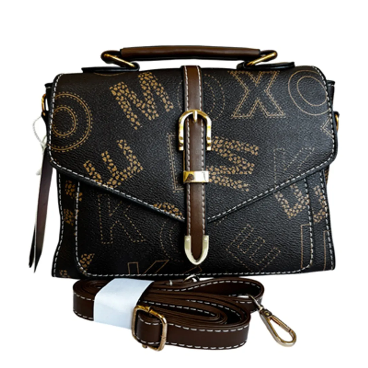 GENERICO - Cartera casual mujer café