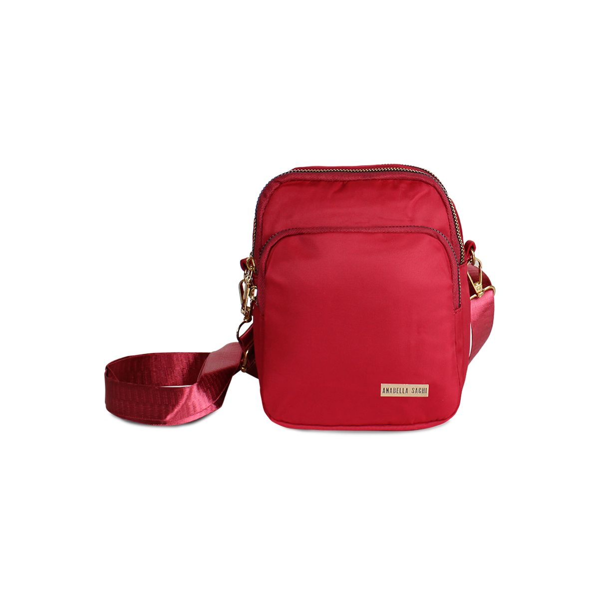 ANABELLA SACHI - Cartera bandolera Isa roja Anabella Sachi