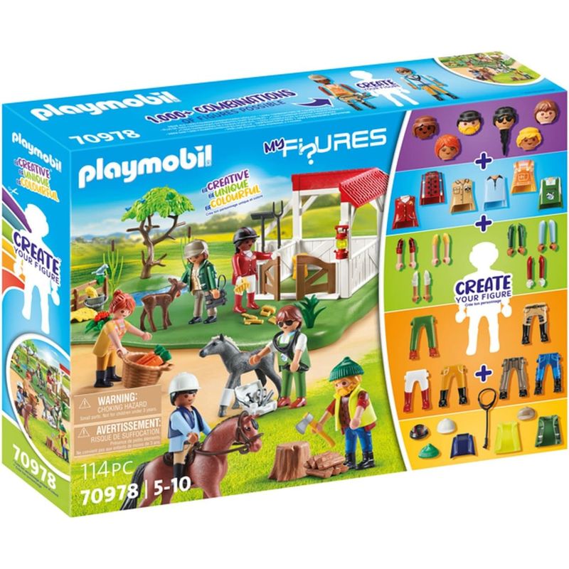PLAYMOBIL - PLAYMOBIL MIS FIGURAS RANCHO DE CABALLOS PM70978