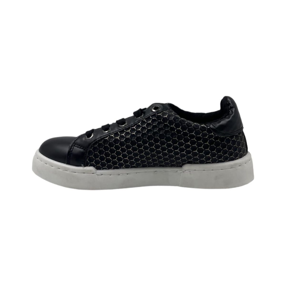HERIEL - Zapatilla Negra Baja Mujer