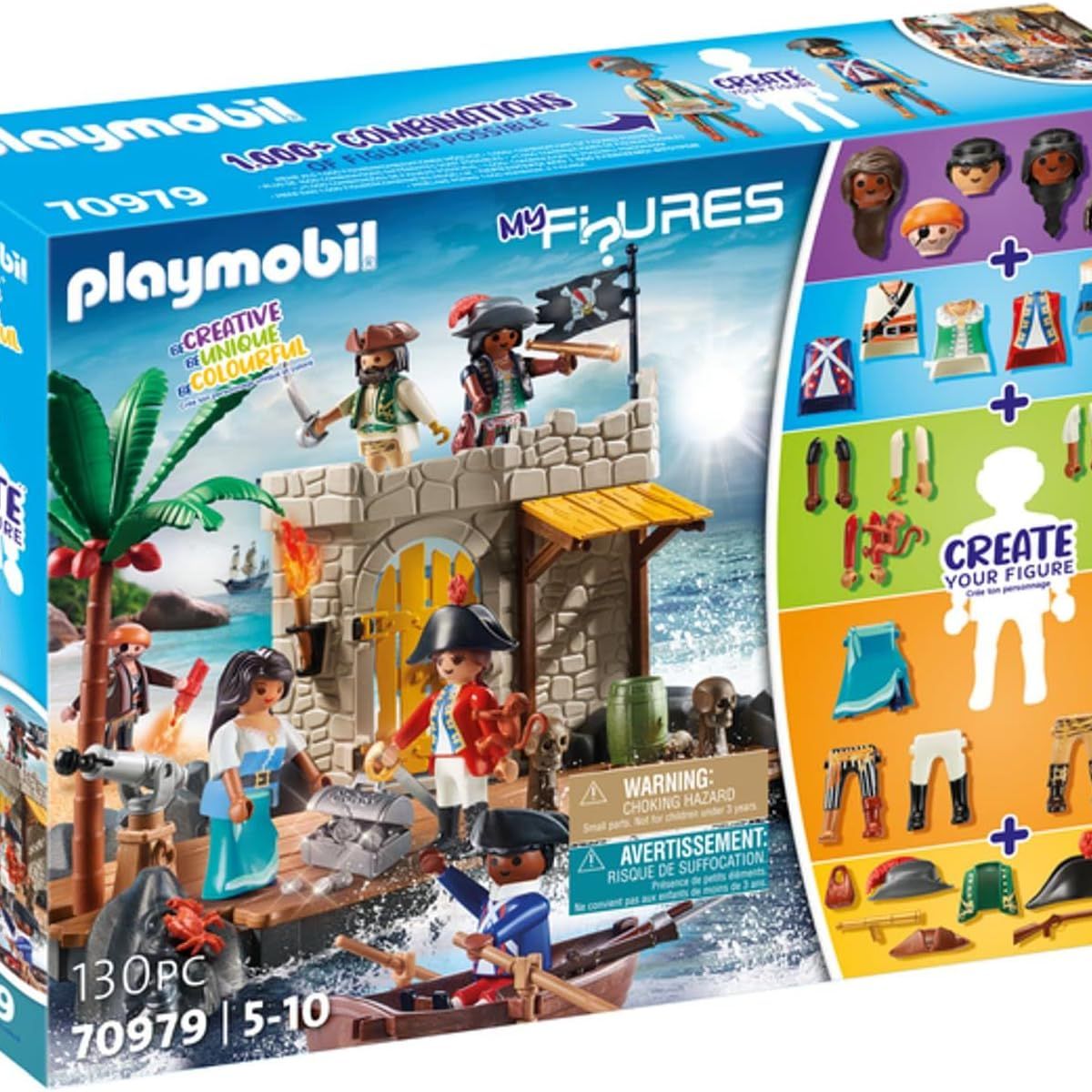 PLAYMOBIL - PLAYMOBIL MIS FIGURAS LA ISLA DE LOS PIRATAS PM70979