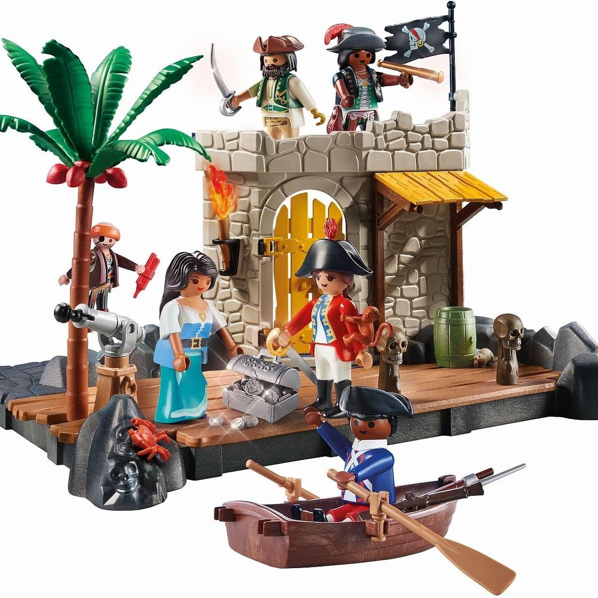 PLAYMOBIL - PLAYMOBIL MIS FIGURAS LA ISLA DE LOS PIRATAS PM70979
