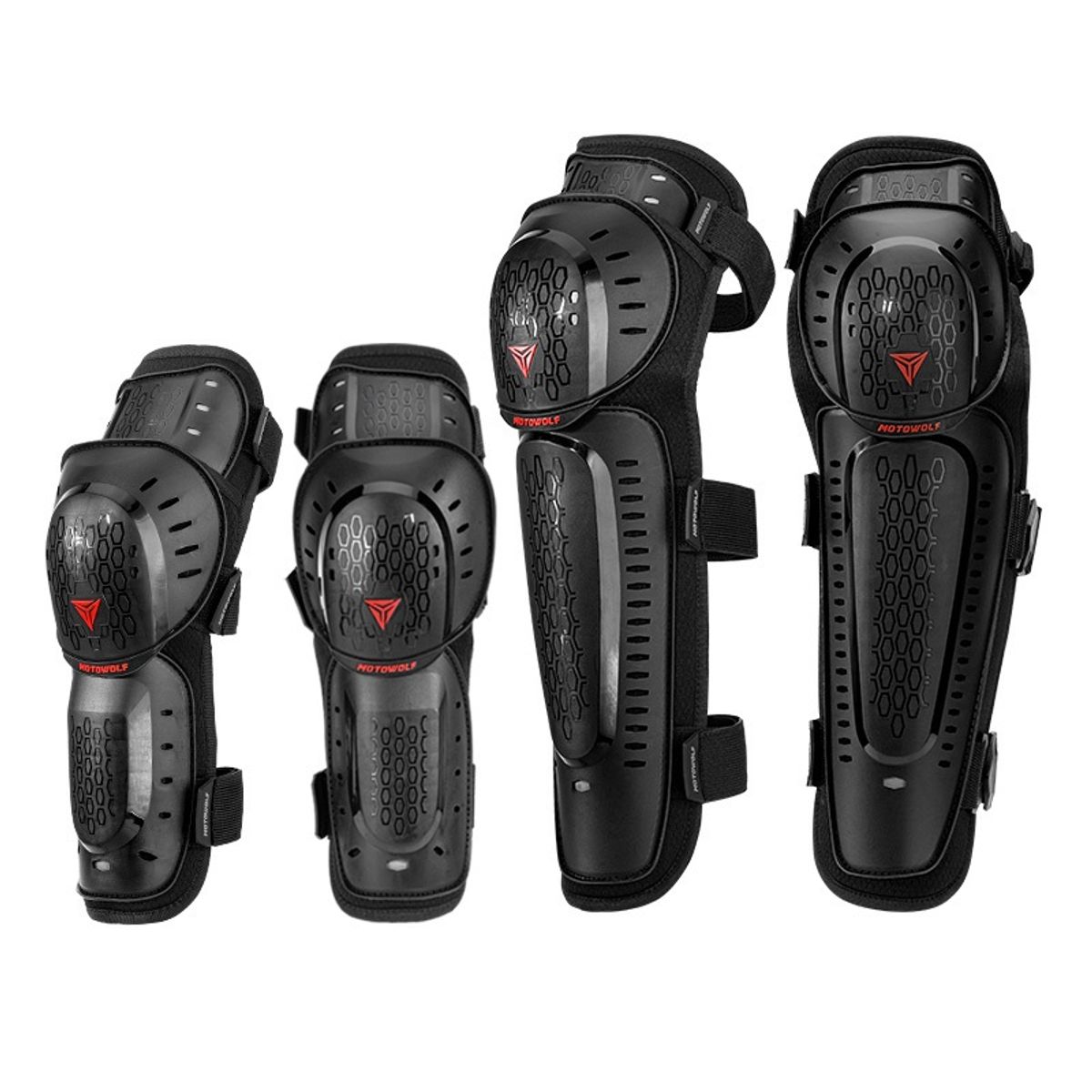 MOTOWOLF - Rodilleras y Coderas Motowolf MDL1016B Térmicas  protección caídas