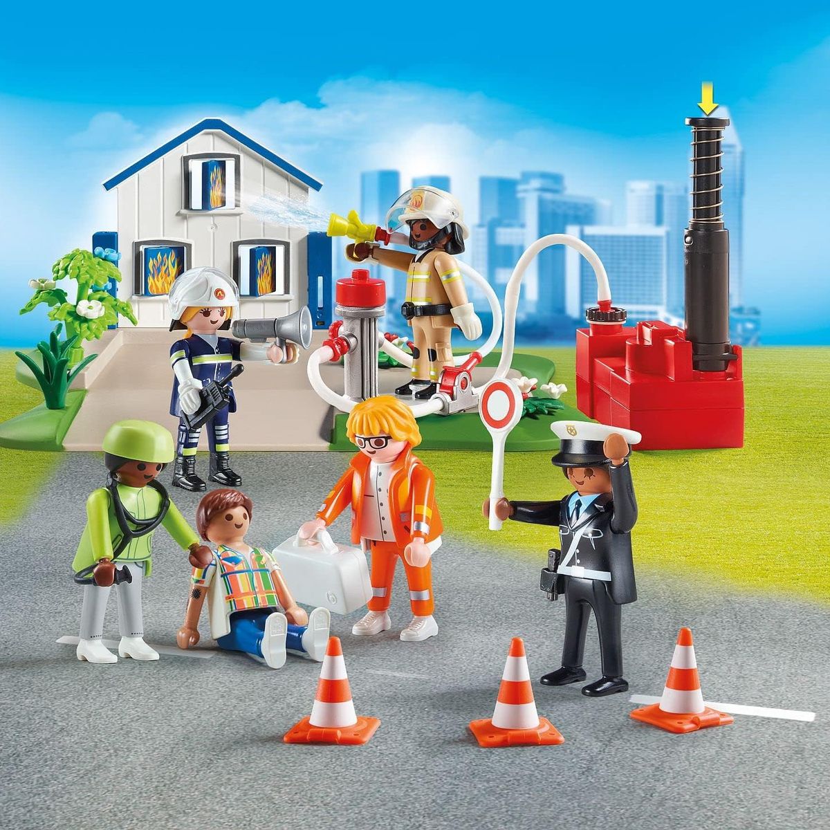 PLAYMOBIL - PLAYMOBIL MIS FIGURAS MISIÓN DE RESCATE PM70980