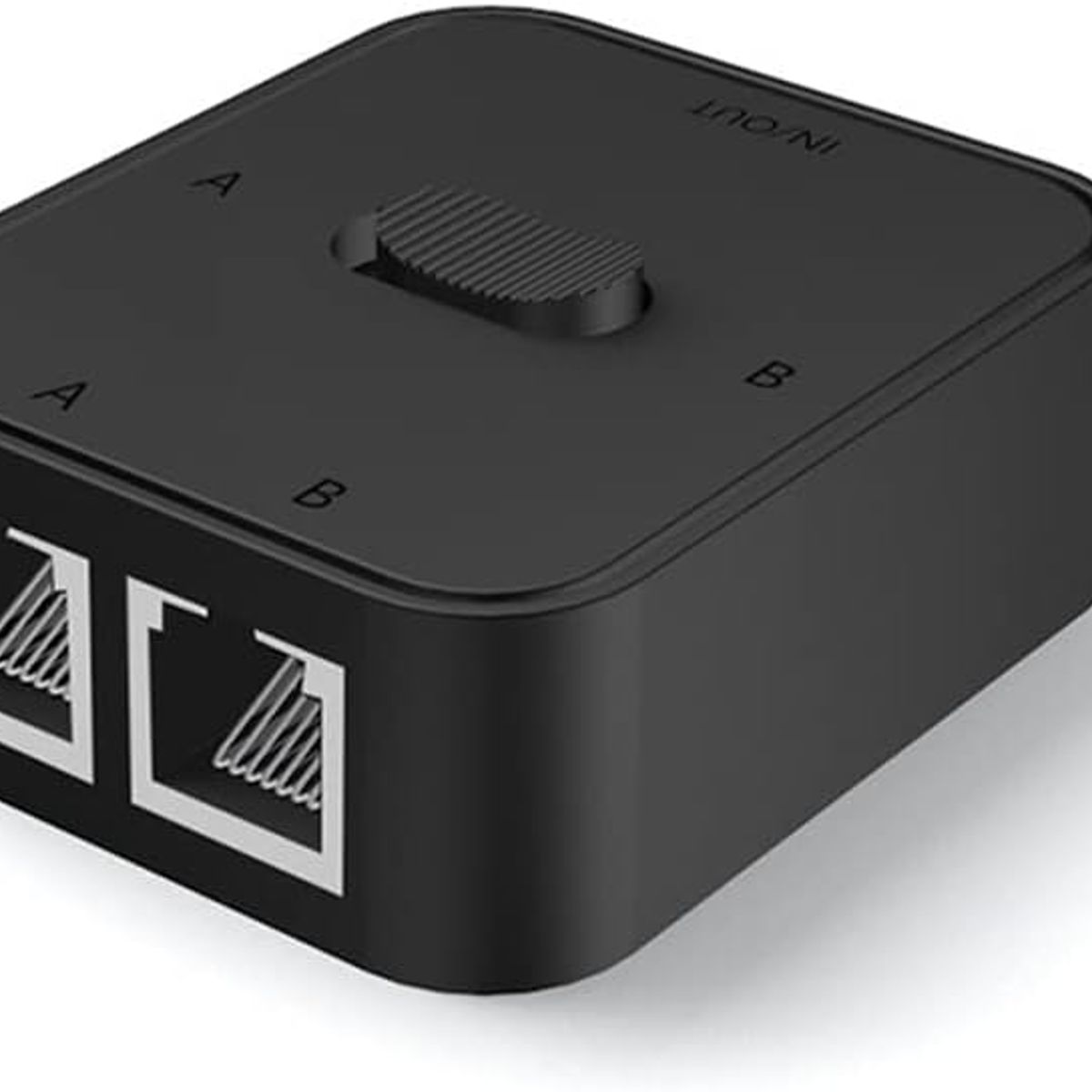 GENERICO - Selector Interruptor Red Switch Ethernet Rj45 2 Puertos